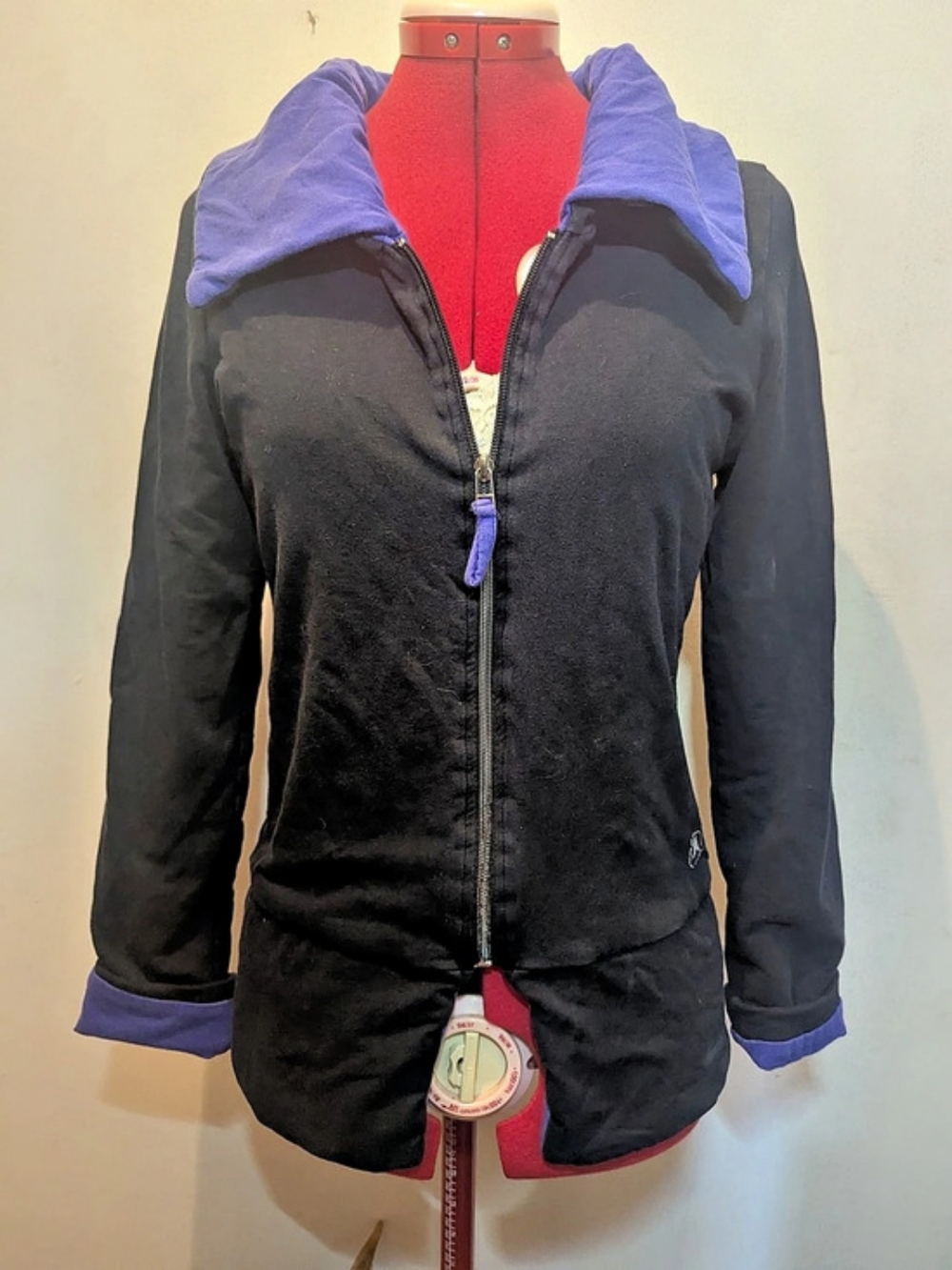 BOCA Women's Black & Purple Sweater